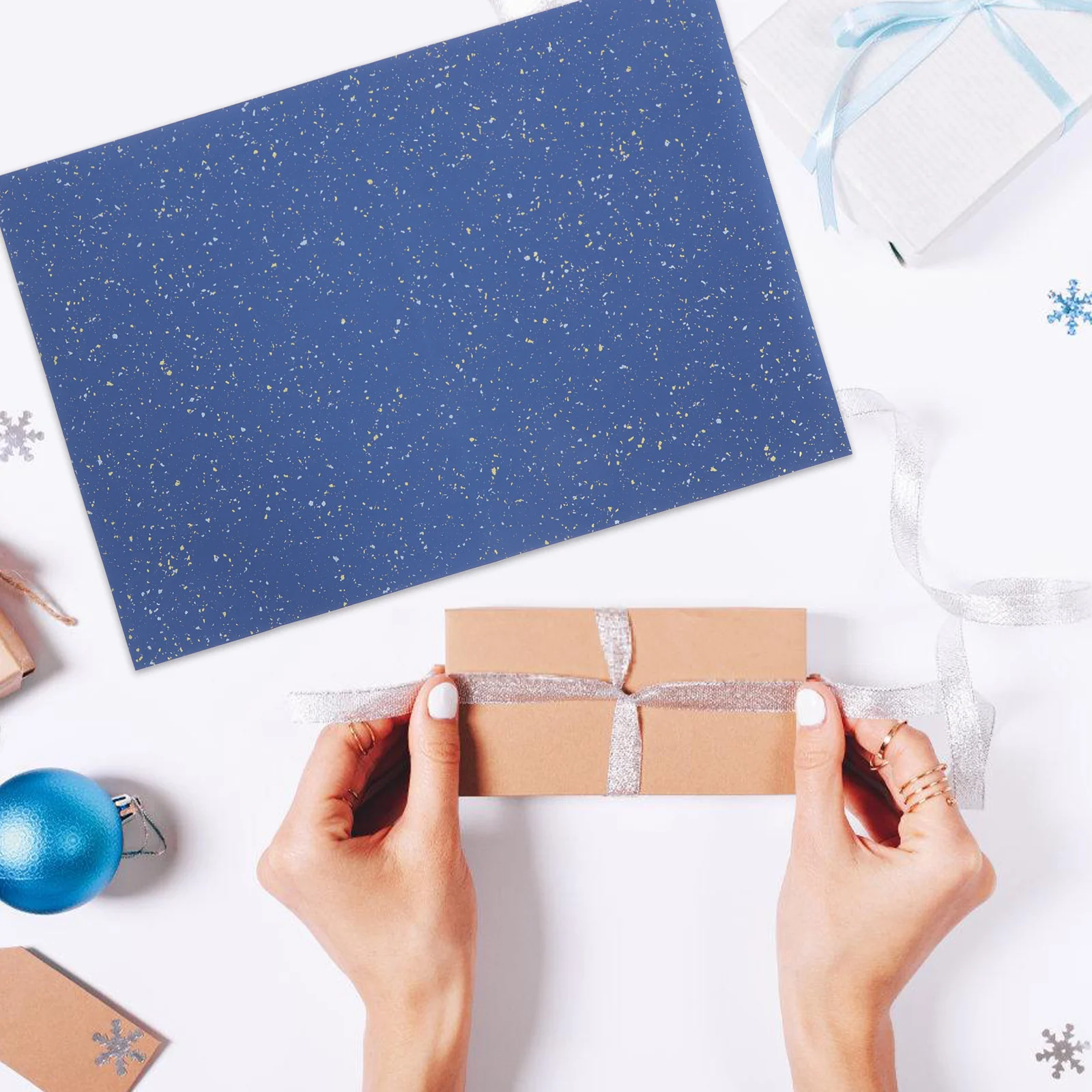 

12 Sheets Sky Wrapping Paper Creative DIY Wrapping Paper Sheet for Gift Box Bouquet Present Decoration Present Wrapper