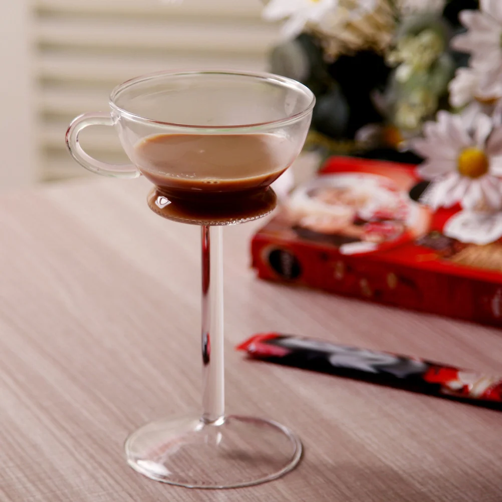 

140Ml Red Wine Goblet Glass Drinkware Creative Design for Home Bar Party Pool Event Smooth Surface Stable Bottom Glass Goblets