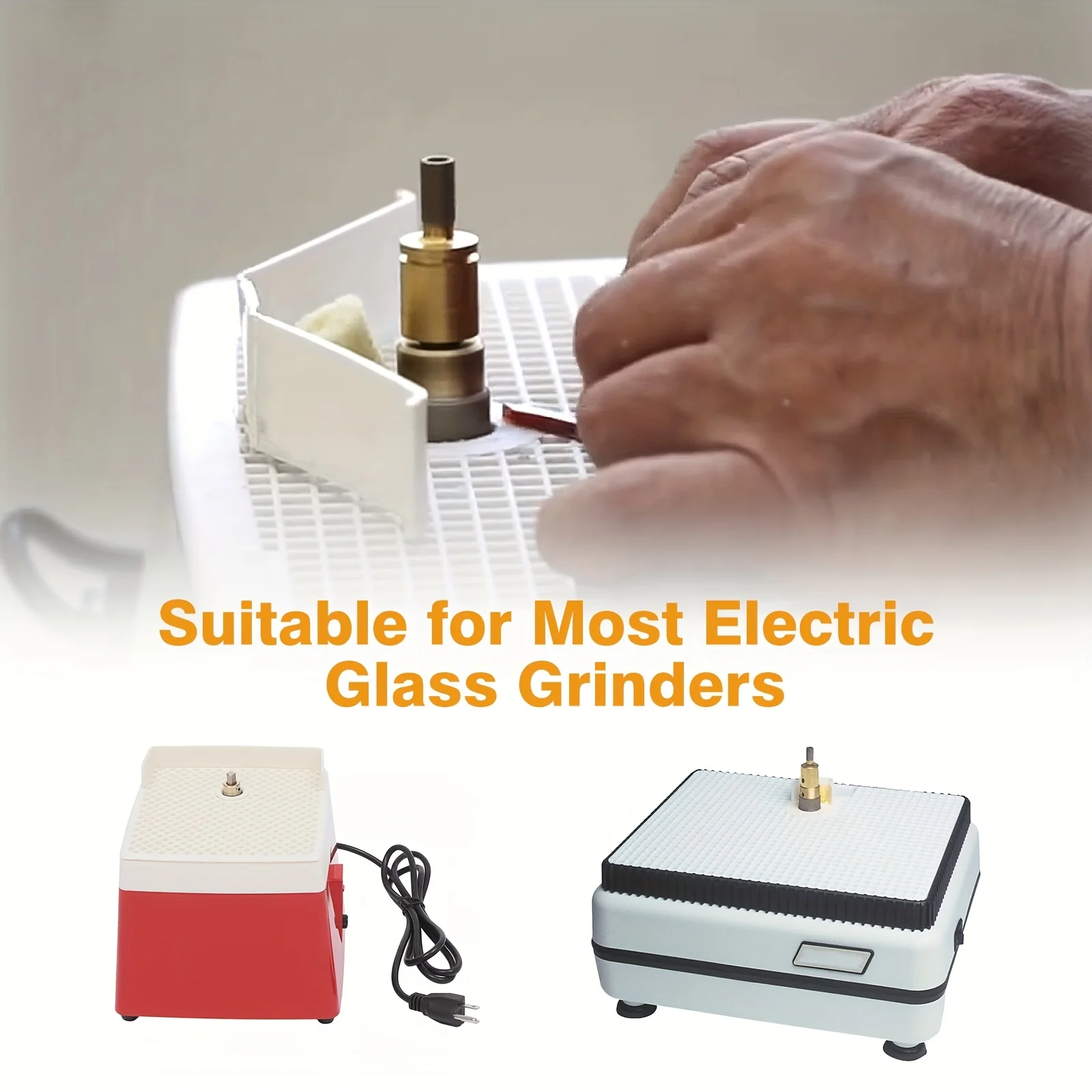Stained Glass Grinder Drill Bits Diamond Grinder Bit Head Tools Durable Brass Core for Ceramic Tiles Glass Stone 1PCS