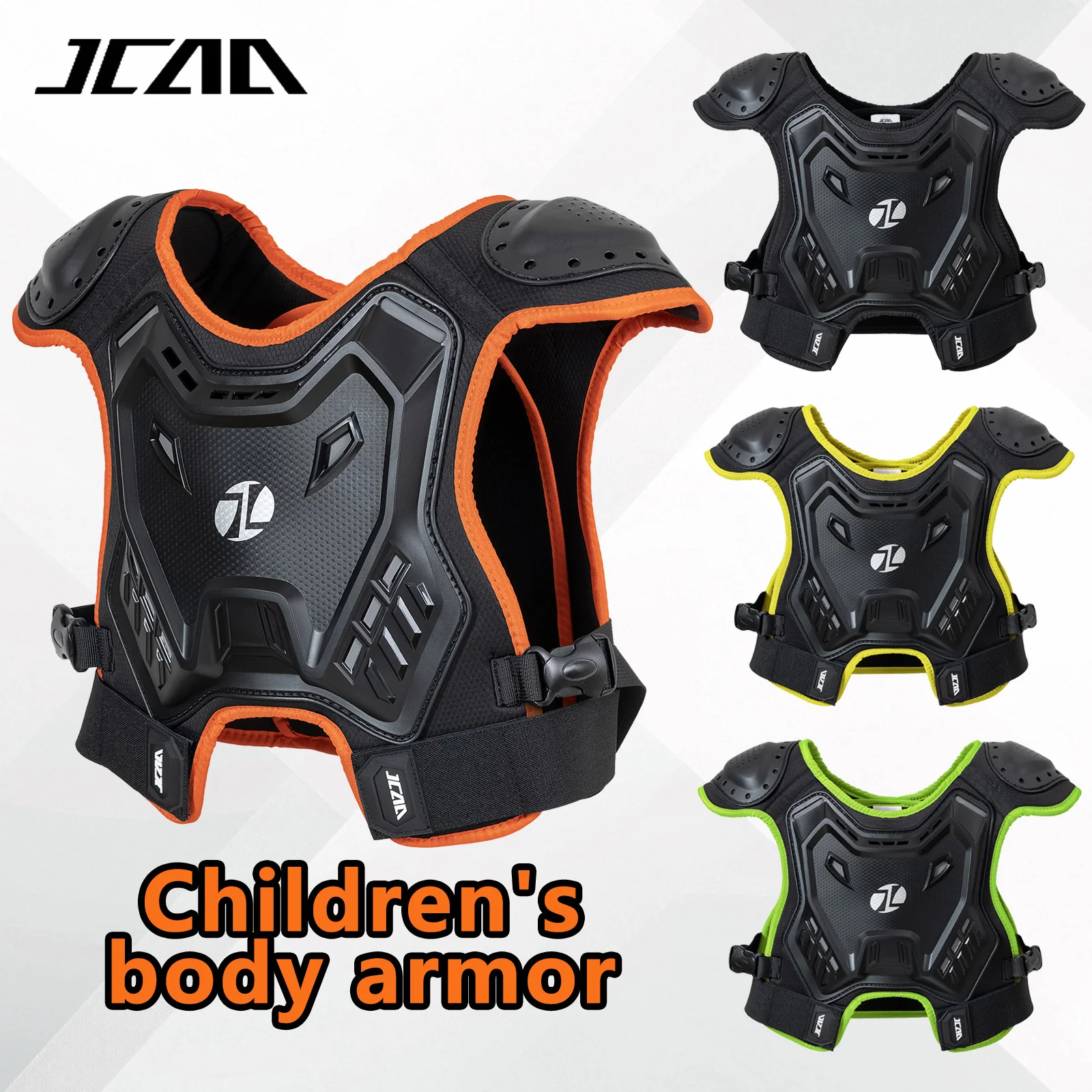 

JCAA Kids/Youth Motorbike Full Body Vest Children Riding ATV DH Protective Armor Vest Quick-Release Buckle Motorcycle Equipment