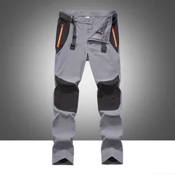 Men's Winter Hiking Camping Fishing Sports Climb Run Pants Outdoor Fleece Thick Trousers Casual Soft Shell Gym Sweatpant 4XL new