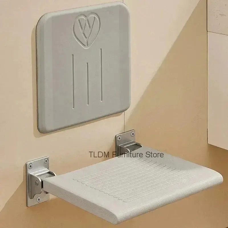 Folding Wall-Mounted Bathroom Seat