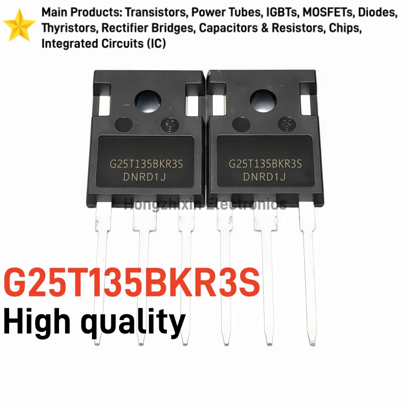 10PCS NEW G25T135BKR3S TO-247 IGBT Transistor 25A 1350V CRG25T135BKR3S Power Switch Tube Electronic Components