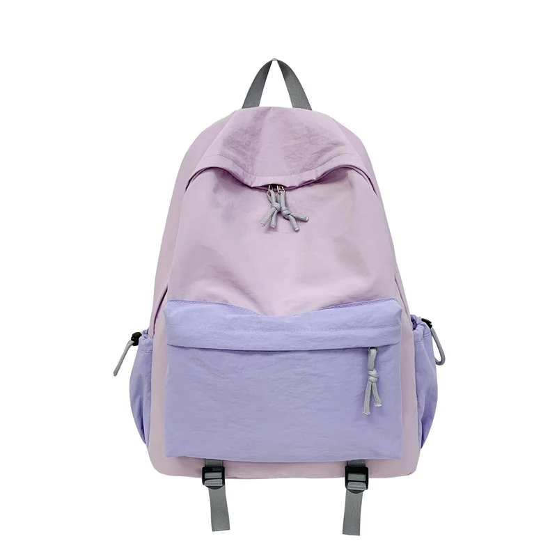 Highly stylish backpack, cute double-shoulder bag, unique color combination for girls in junior high, high school, and collegein