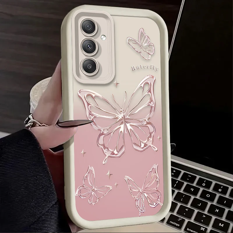 Geavanceerde Vlinder Telefoon Case voor Samsung Galaxy A20 A30 A54 A05 A05S A34 A24 A14 A53 A33 A23 A13 A32 A22 A12 A71 A51 A31 A50