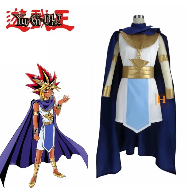 

qq28LQYu-Gi-Oh Atem Yami Yugi Full Set Cosplay Costume Any Size Christmas Outfits Halloween costumes