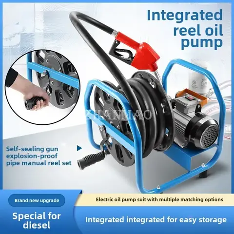 전기 오일 펌프, 디젤 12v24v220V 연료 디스펜서, 계량 펌프가 장착된 차량 탑재 소형 오일 건