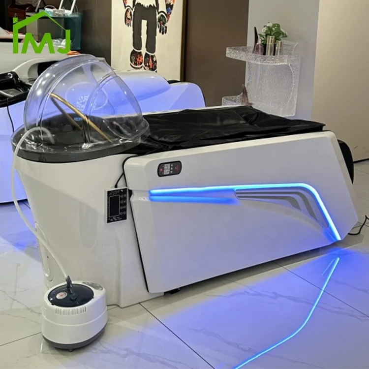 

Lay Down Washing Salon Shampoo Massage Beds Beauty Salon Electric Massage Head Spa Bed