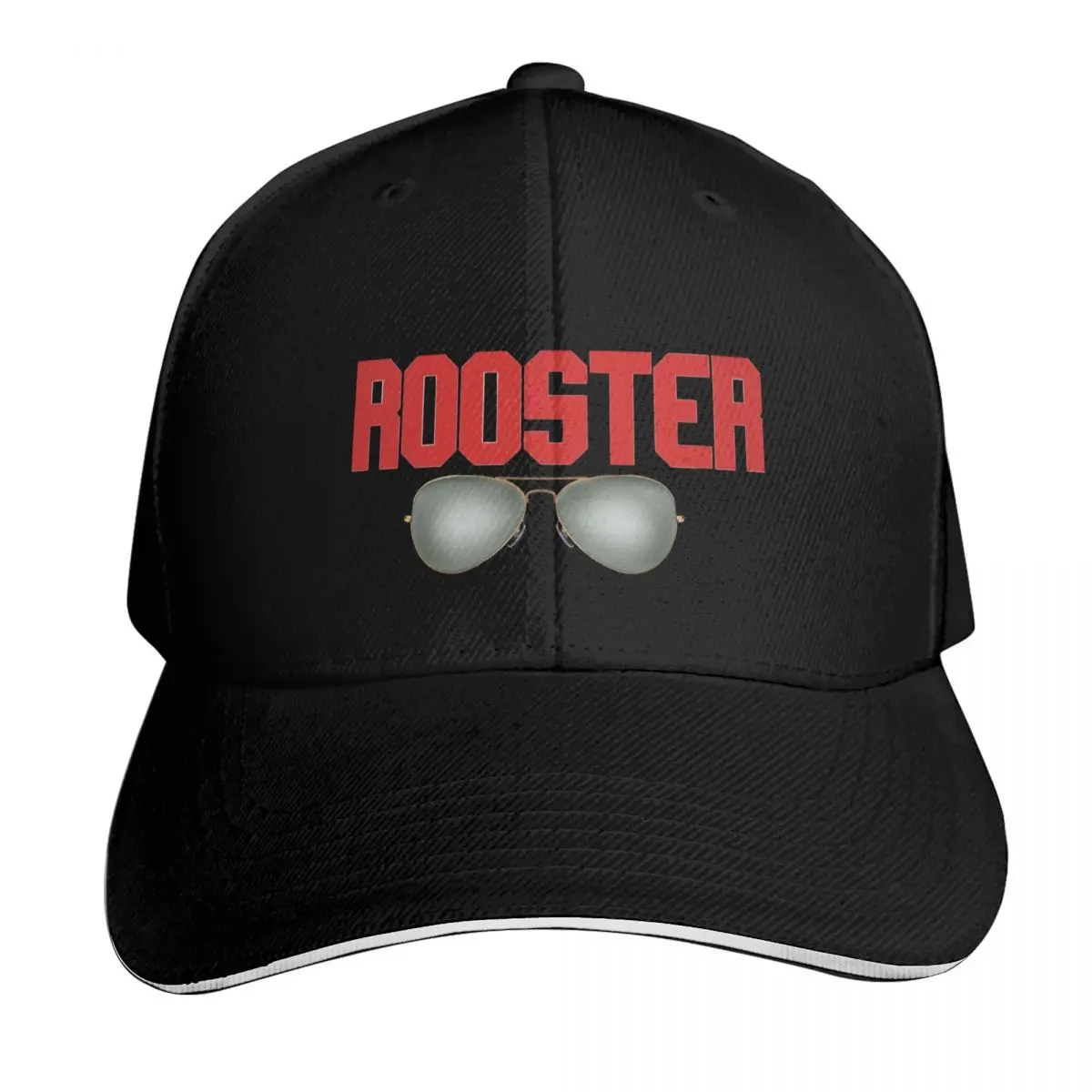 rooster glasses 2 Baseball Cap Breathable Mesh Back Adjustable Buckle Closure Moisture Wicking Quick Dry