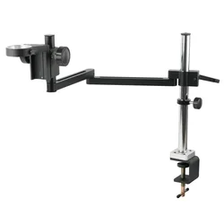 Adjustable Articulating Arm Clamp Bracket 50mm C Mount Lens Holder Video Microscope Camera Tripod Supporter