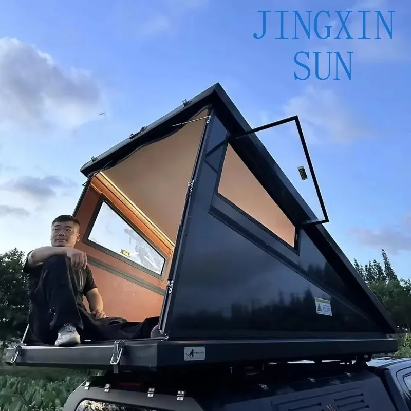 Ce-zertifiziertes Auto-Kohlenstofffaser-Hartschalen-Dachzelt SUV 4x4 Auto Camping Essential