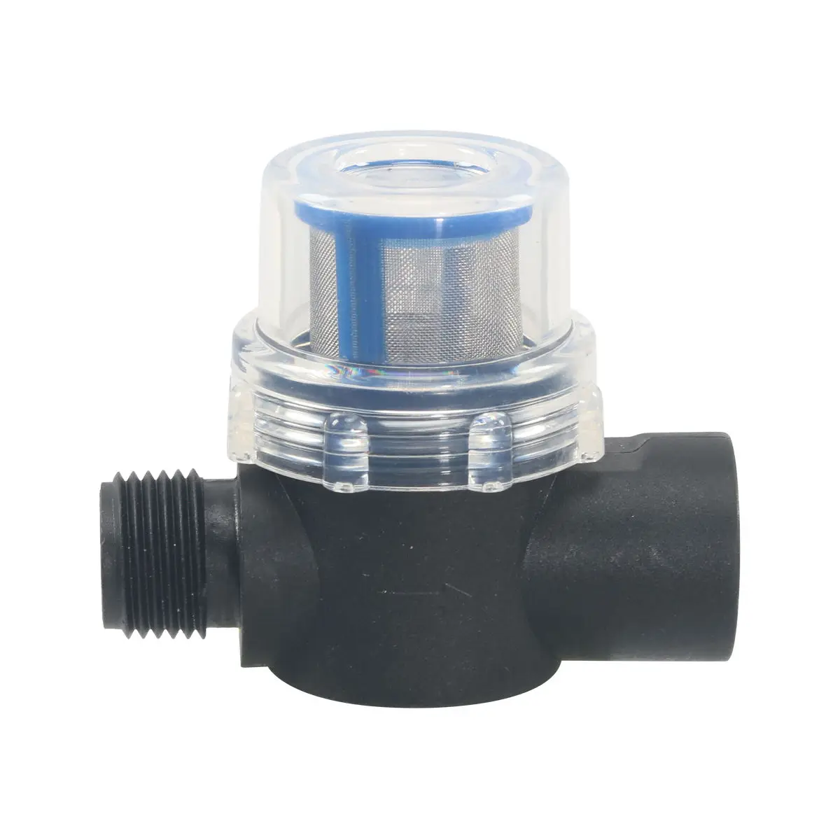 Black Marine Water Pump Filter - Internal Thread Filter Water Pump Filter Port Specification: 1/2 Inch - 14 Internal Thread