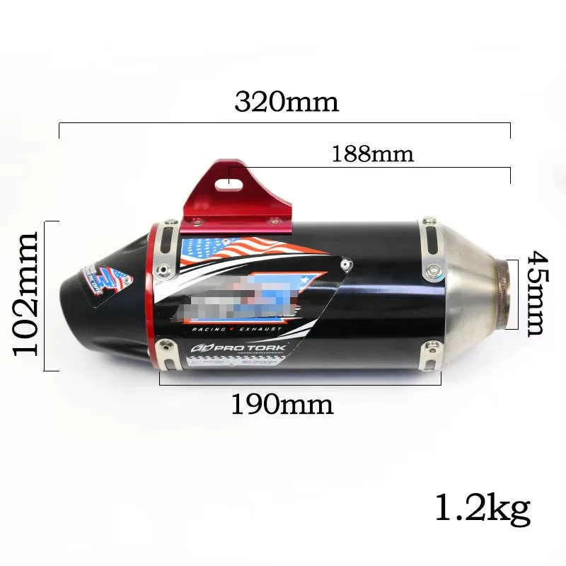 Dirt Pit Bike motorcycle all Dual Exhaust Twin Muffler Pipes for Honda CRF230 CRF150 F System with Bracket + Rear Air Cover
