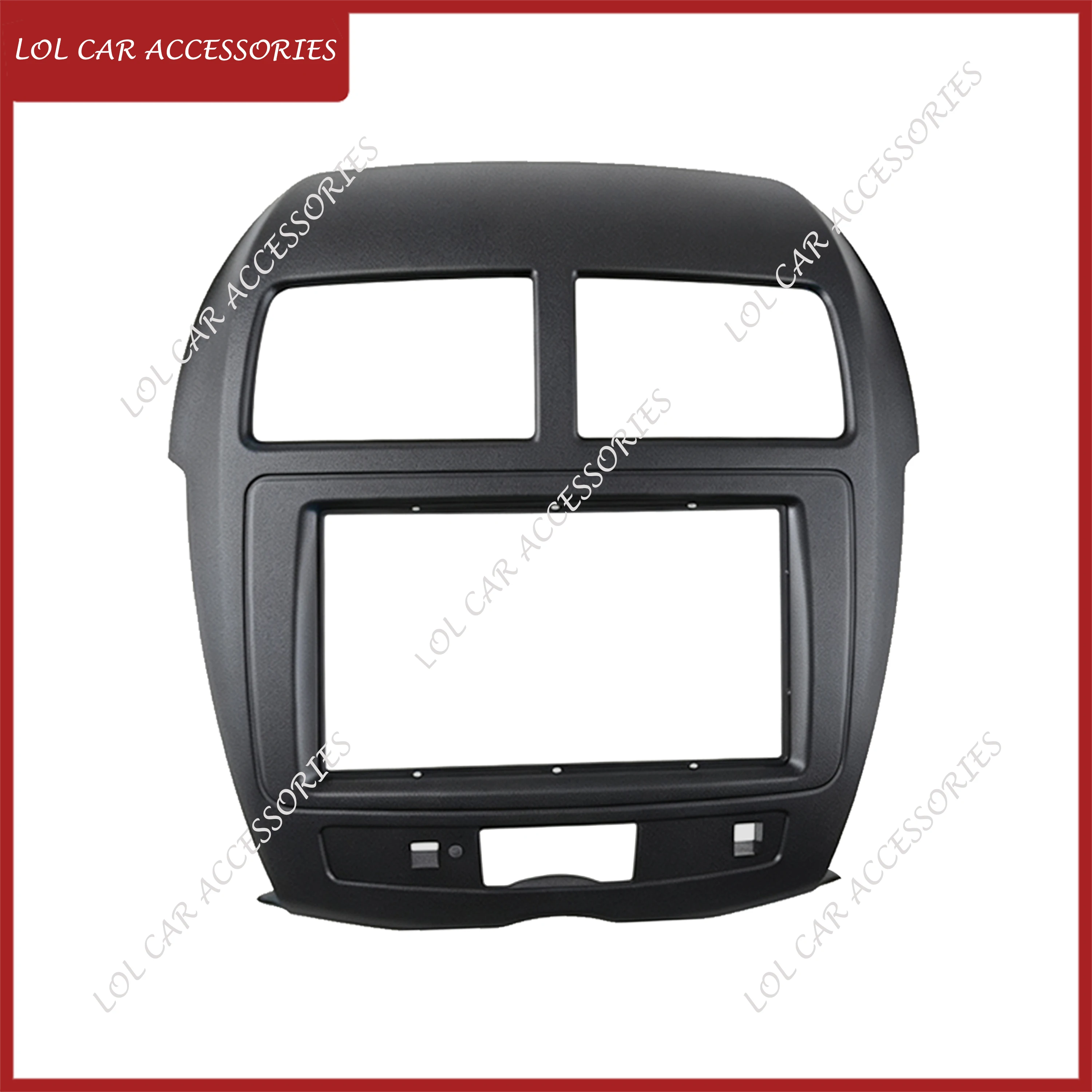 7 Inch Car Radio Fascia Frame For Mitsubishi ASX / Outlander Sport 2012+ Stereo GPS MP5 Android Player 2 Din Panel Dashboard