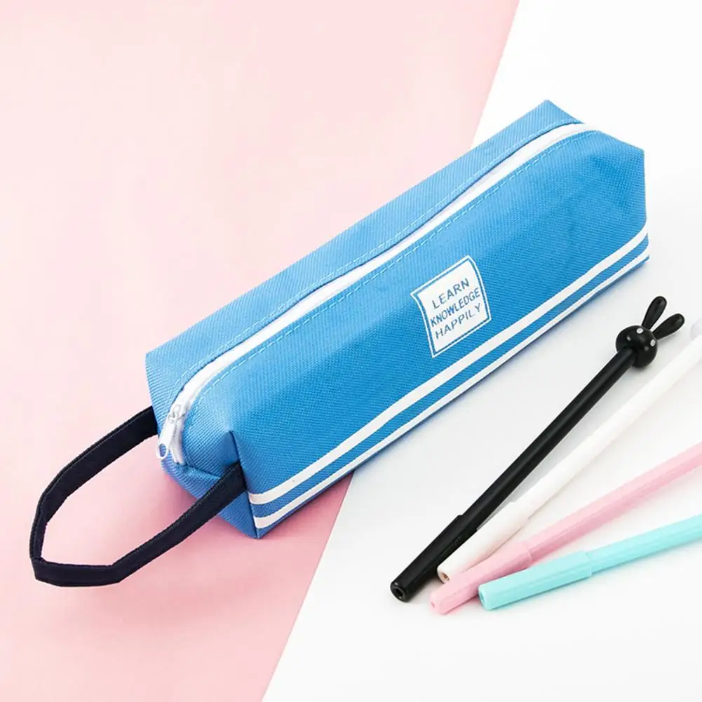 Pencil Case with Handle Design Durable Stylish Pencil Case Capacity Stationery Organizer for Home School for Girls for Pencils