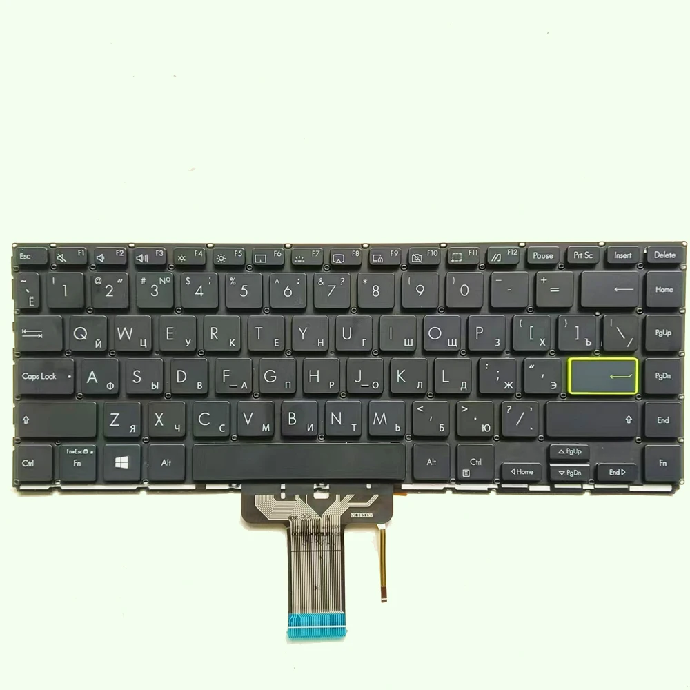 Keyboard For ASUS VivoBook Flip TM420 TM420U TM420UA TM420IA TP420U TP420L TP420UA TP420IA TP470 with backlit Russian Layout