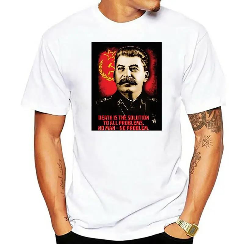 New Joseph Stalin T-Shirt Allied Nations WW2 Military Tee USSR Communist Russia TEE Shirt Big Tall