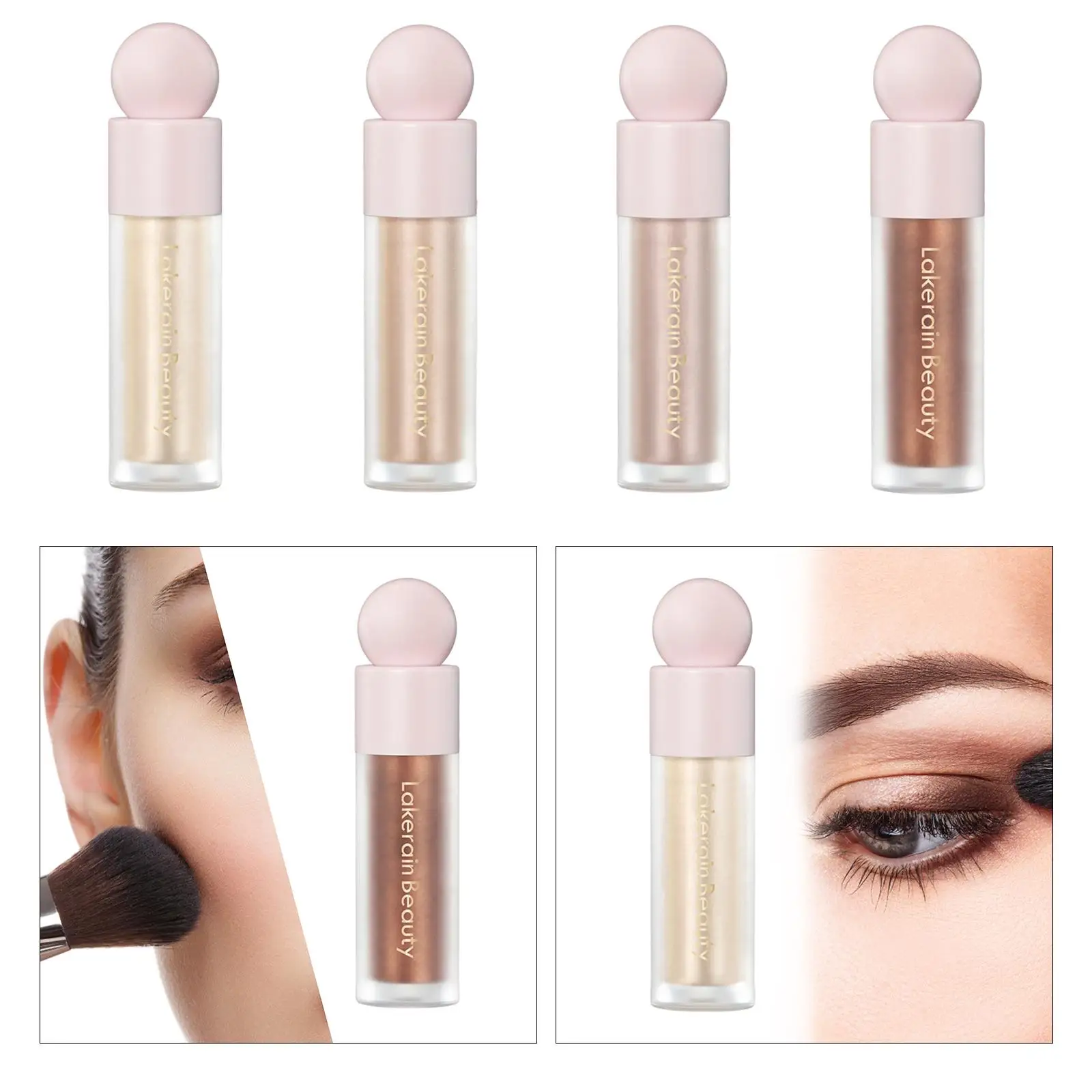 ไฮไลท์เตอร์ชนิดน้ำ ไฮไลท์เตอร์หน้าเรียบเนียนน้ำหนักเบาสำหรับปาร์ตี้ซาลอนสปา