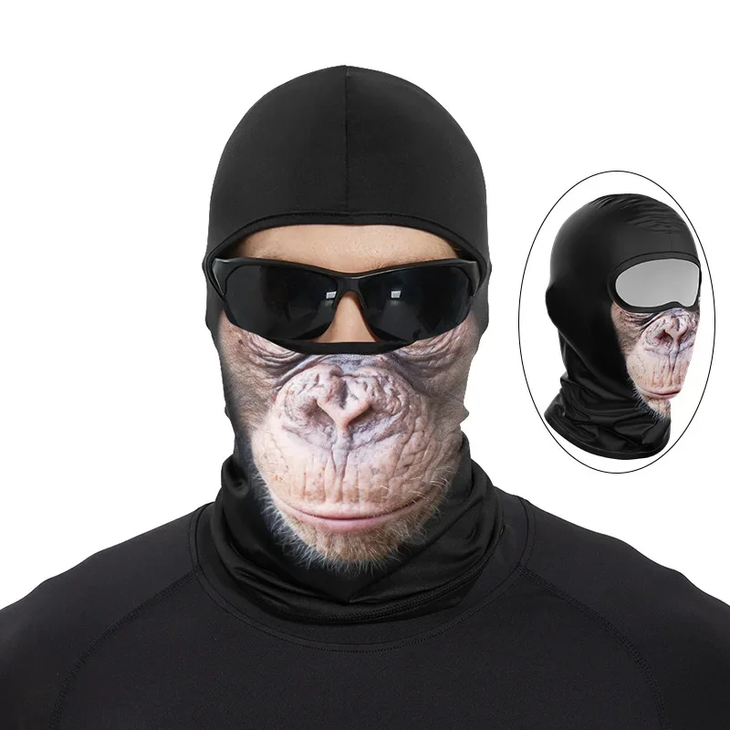 Winter Warme Bivakmuts Chimpansee Mascara Fietsmuts Motorfiets Gezichtsbescherming Ski Masker Snowboard Helm Liner Hoed Schedel Hoofd Cover