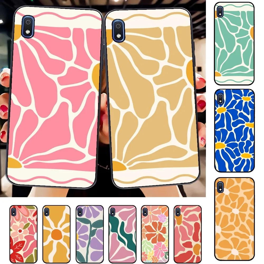 Abstract Flower Market Phone Case For Samsung A 10 11 12 13 20 21 22 30 31 32 40 51 52 53 70 71 72 73 91 13 Shell