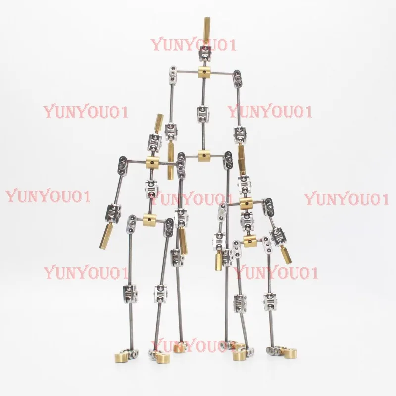 

Standard stop motion animation skeleton, animation character metal skeleton