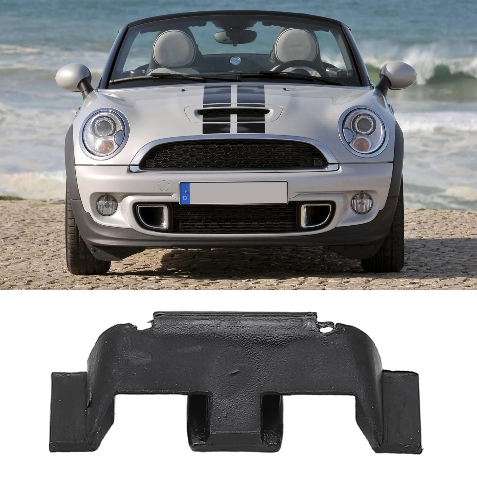 

10pcs Headlight Trim Ring Clips 51132752145 Plastic Front Headlight Bezel Clips Replacement for Cooper R55 R56 R57 R58 R59 R60