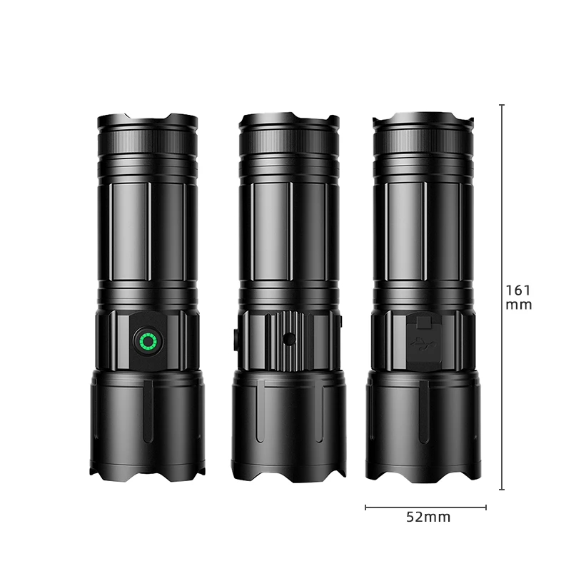 COBA High Power LED Flashlight Super Bright Long Range Torch Rechargeable Powerful Outdoor Tactical Hand Lamp Camping Lantern