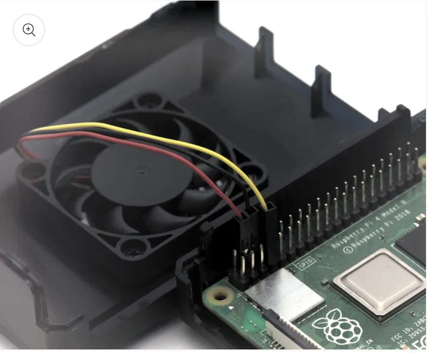 Loverti ACTIVE COOLING Media Center casing PC สำหรับ Raspberry Pi 4