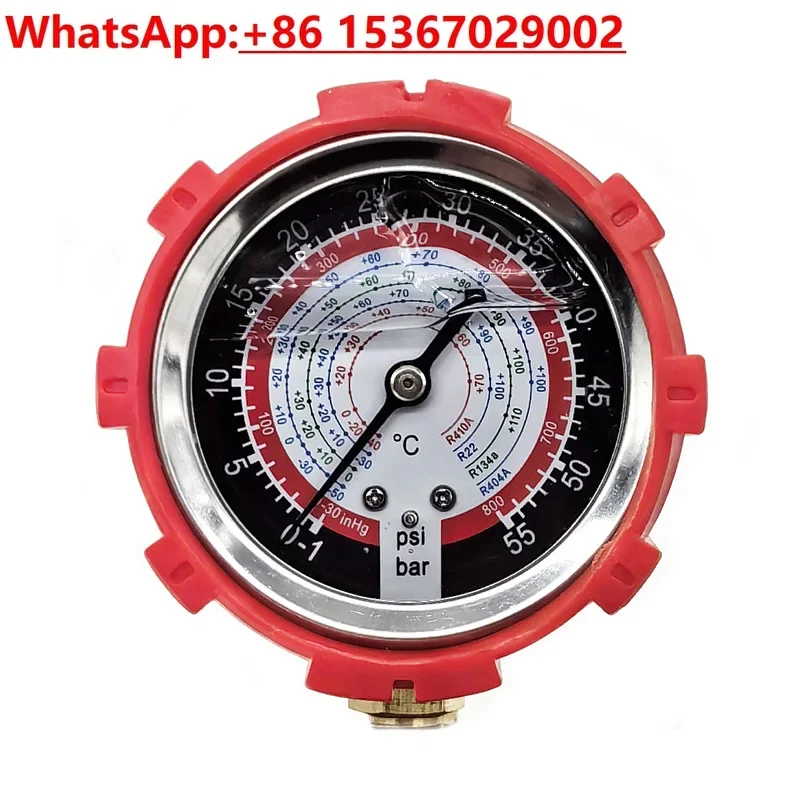 2PCS Air conditioner fluoride /refrigerant /liquid meter, pressure single / oil  R410AR22r134a snow meter valve