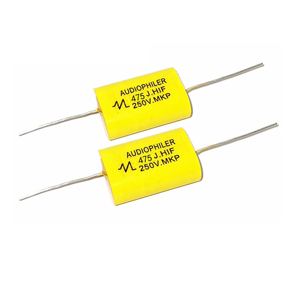 Audiophiler Capacitor Axial Electrodeless MKP HIFI Replacement 250V 4.7uf Accessories Audio Capacitor Capacitor