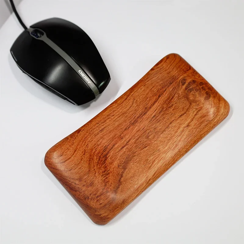 Walnut Hand Rest Custom Ergonomics Comfortable Non Slip Single Wrist Rest Esports Gaming Palm Rest for Keyboard Accessories