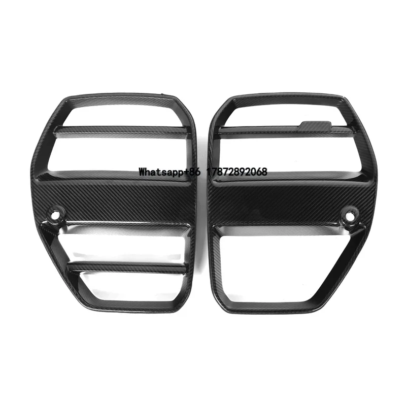 

Dry Carbon Fiber ST Style Car Front Grille for M3 M4 G80 G82 G83 2021+ G80 with ACC Carbon Grill