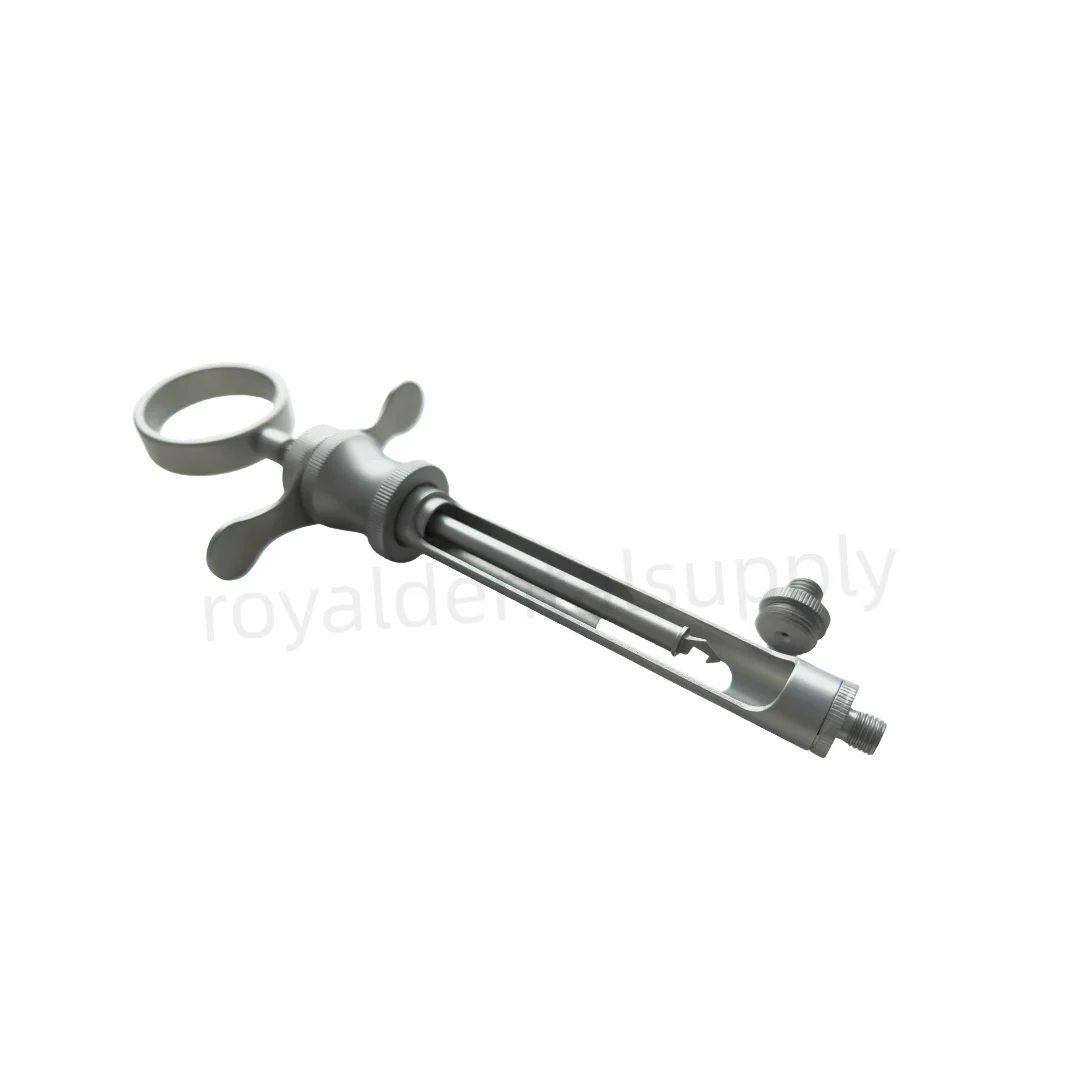 

Stainless Steel 1.8mL Syringes Dental Anesthesia Dispenser Aspirating Syringe