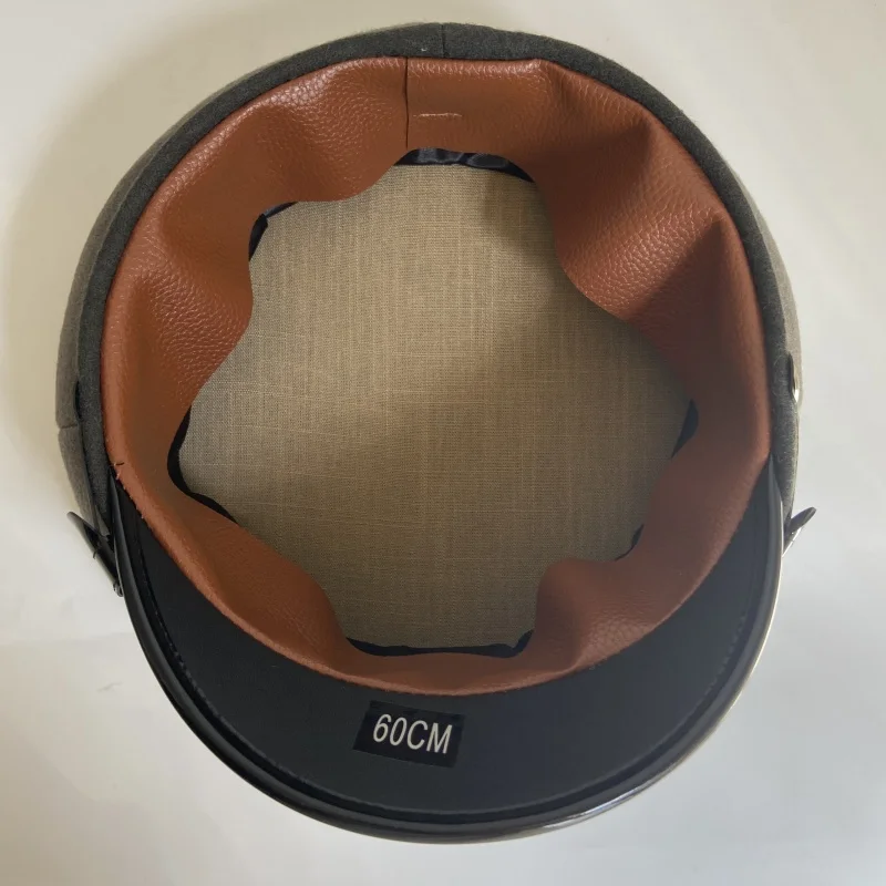 Reproduction de casquette de visière d'officier NVA de l'armée allemande de l'est DDR-chapeau militaire de guerre froide de la seconde guerre mondiale, casquette à visière Stasi Cosplay