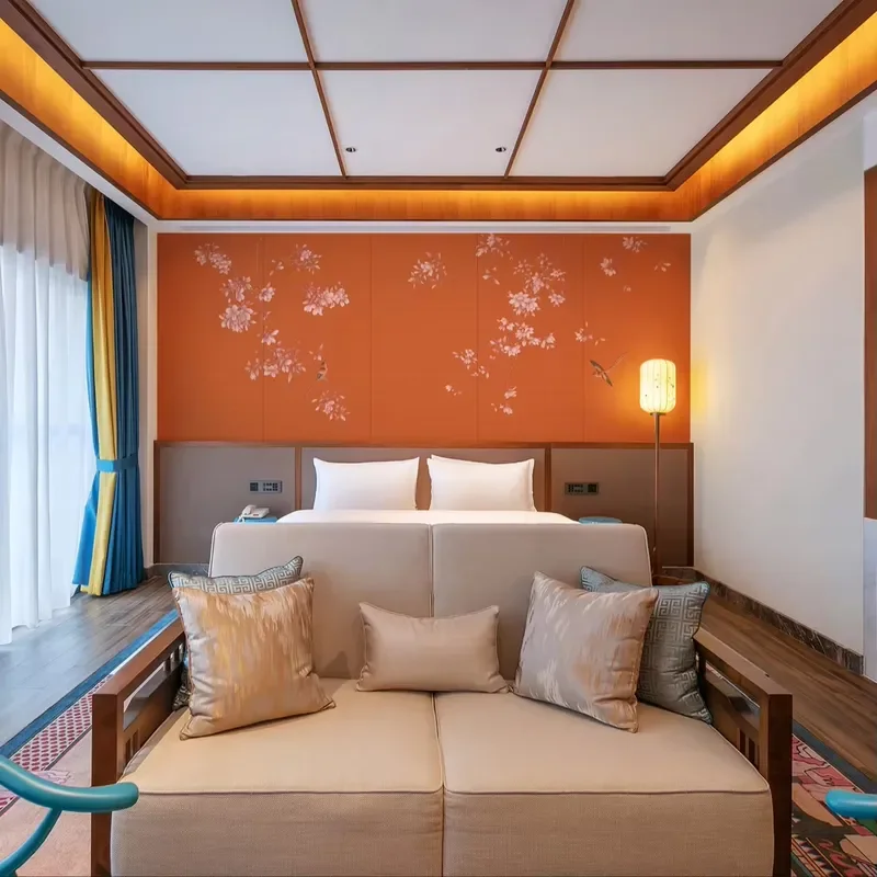 Textured Paper Vintage 3D Embroidery Self-adhesive Wallpaper Mural Chinoiserie Floral Bedroom Living Room Wall Panel