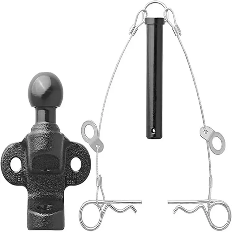 YH3722 Trailer RV Car Modification Accessories Chain Trailer Hook Towing Connector Traction Hook For Caravan Auto Refit Parts