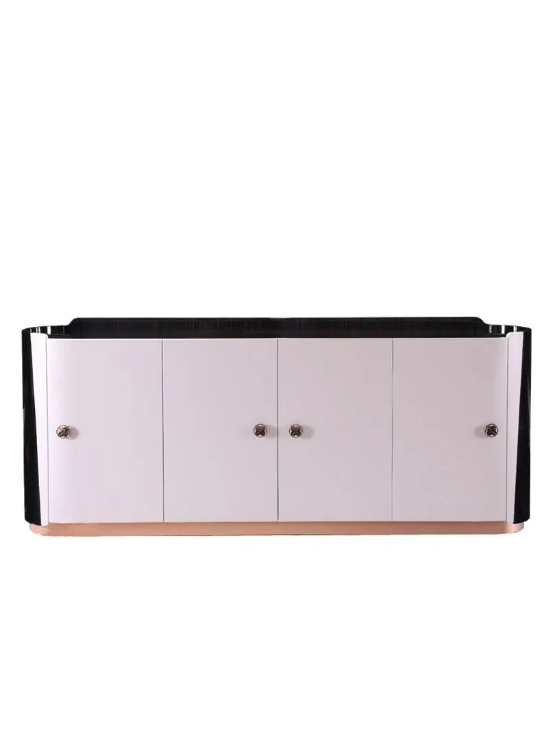 AA Meal side custom living room four-door dining side cabinet light luxury paint storage modern simple display cabinet
