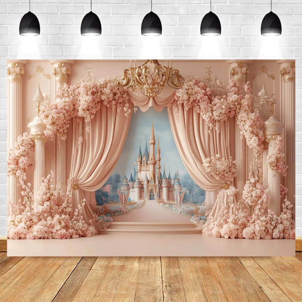 ستارة الزهور لمشهد عيد ميلاد الزفاف خلفية صورة ميتزفه لعيد ميلاد الفتيات لالتقاط الصور في استوديو الصور