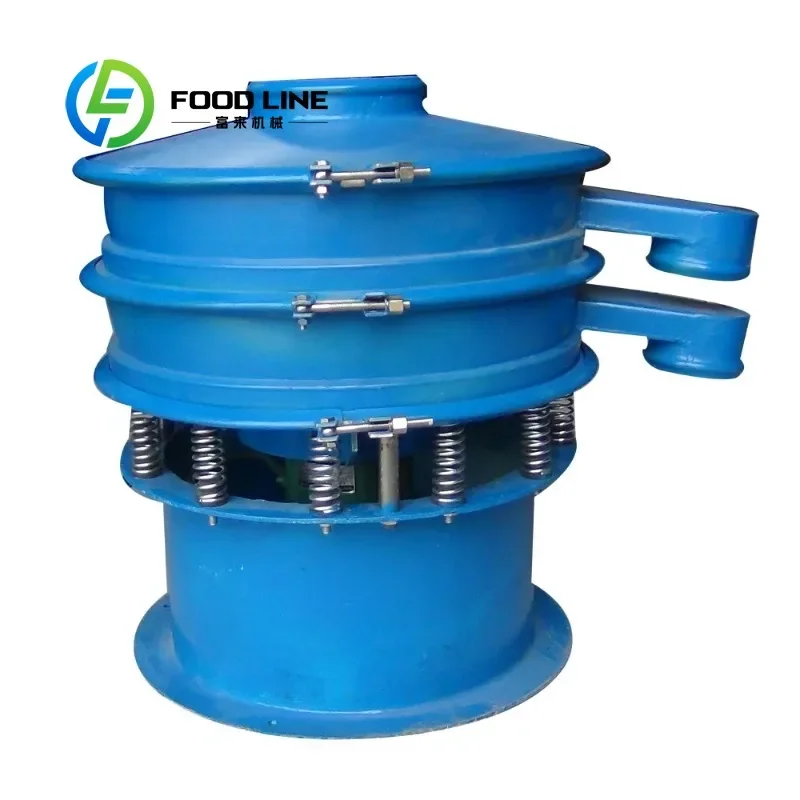 Customized High Efficiency Circular Rotary Vibrating Screen Flour Powder Granule Separation Sieving Machine
