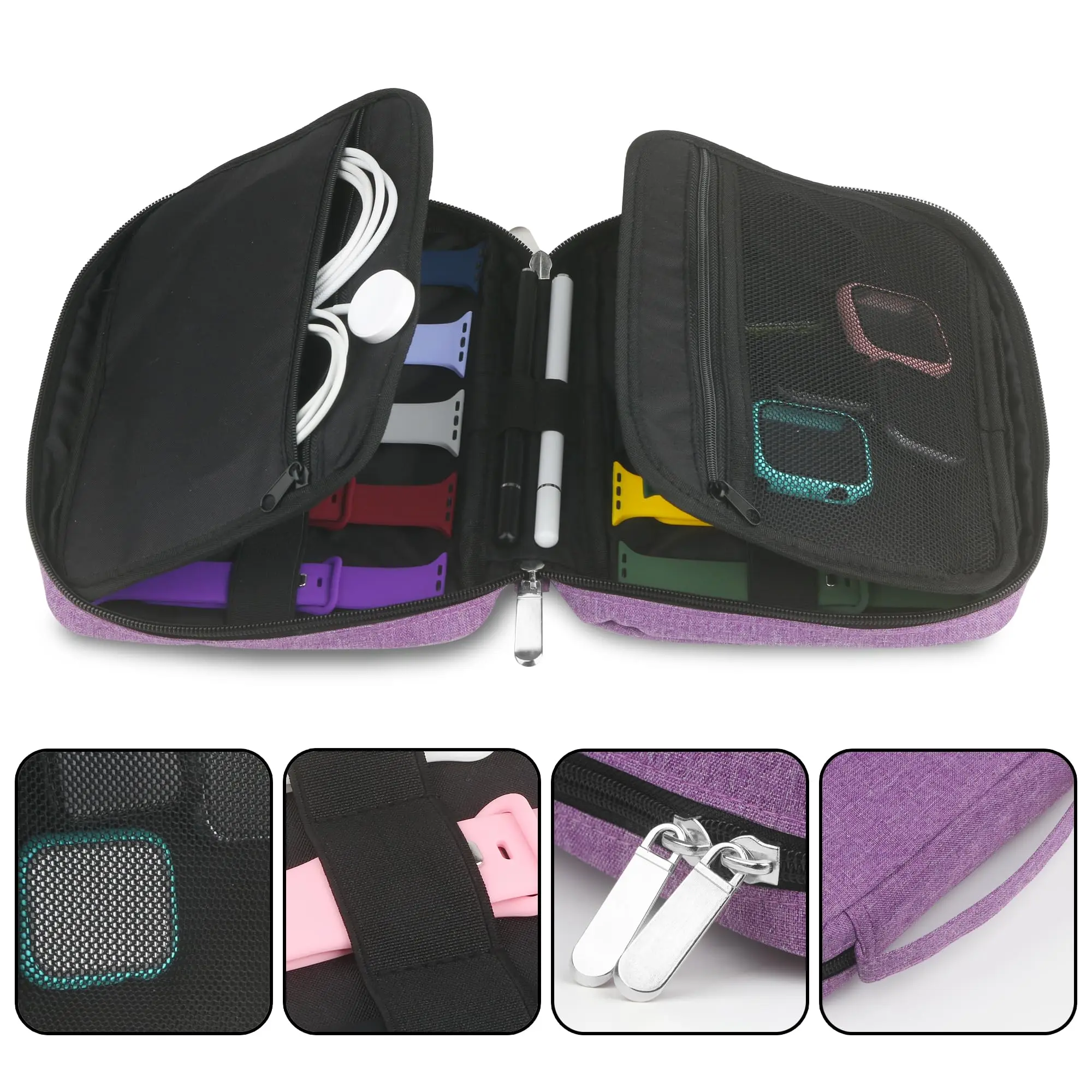 Чехол для ремешка для часов, 20 органайзеров для ремешка для часов, совместимый с ремешками для Apple Watch, прочный держатель для ремешков для часов, чехол для хранения