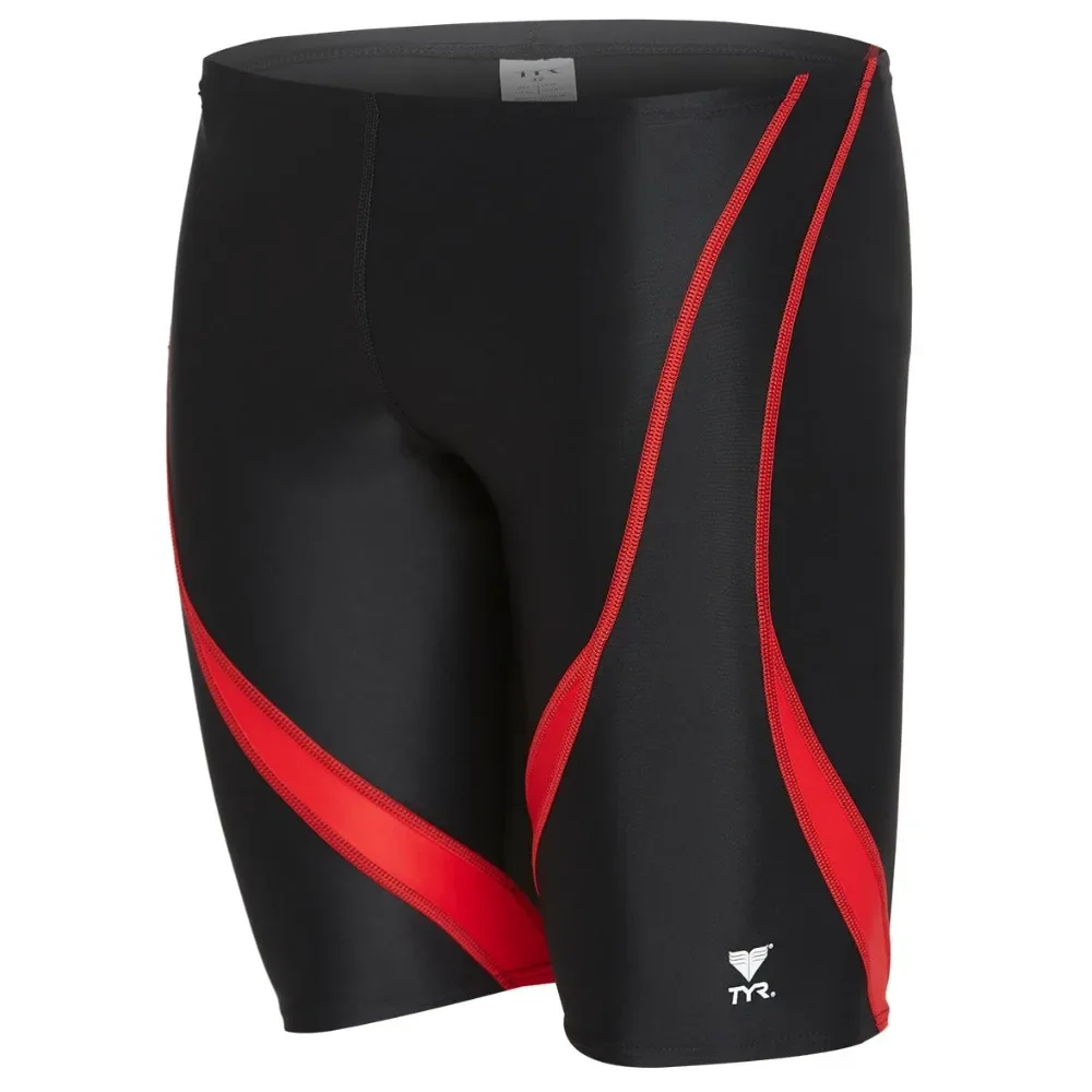 Summer Mens Swimwear Training Swim Shorts Beach Tight Trunks Swimming Pants Swimsuits Jammer Contest Sports Surf Shorts