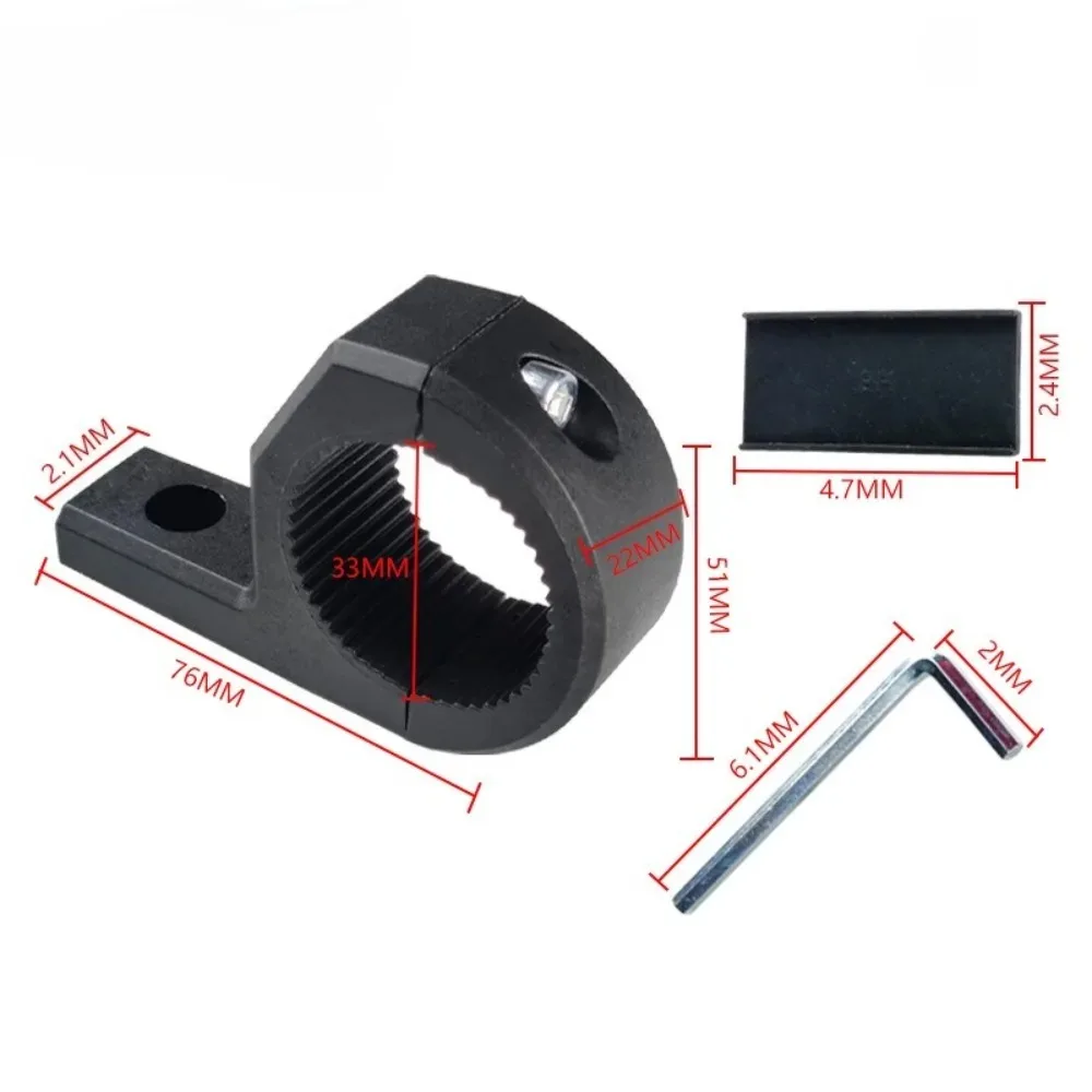 2Set  motorcycle LED light strip clip plastic bracket tube suitable for motorcycle fog light installation