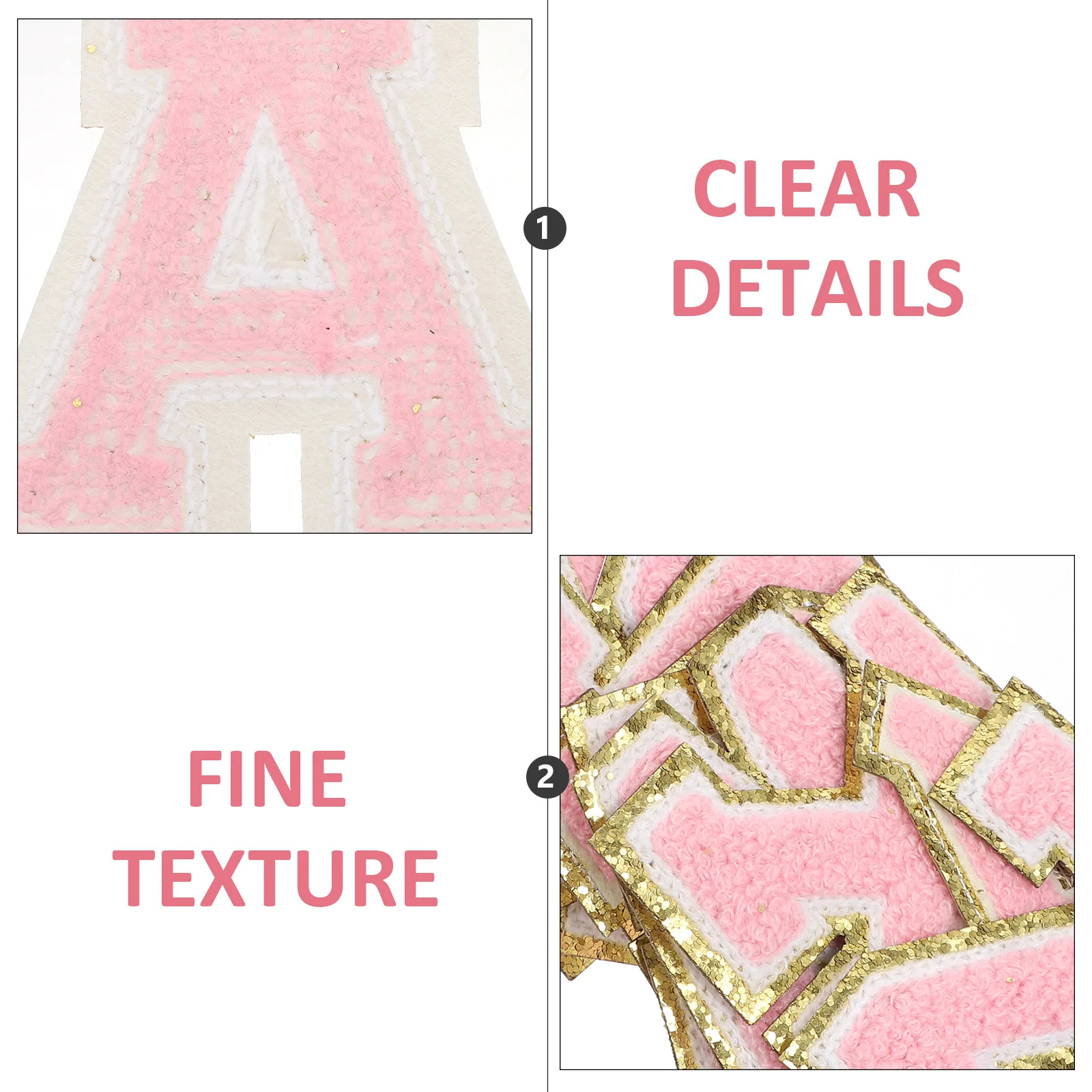 

26 pcs Embroidery Patches Polyester DIY Repair Sewing Crochet Applique Letters for Jeans Clothes Bags Hats Shoes Socks