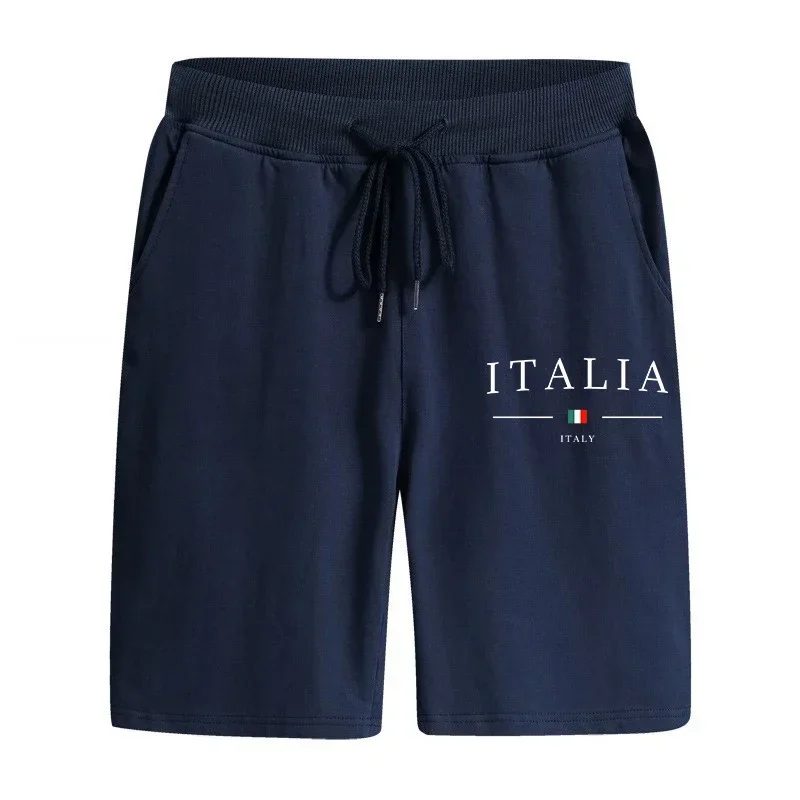 

2025 New Arrival Men's Casual Walking Shorts Summer Hot Sale Male Sports Keen Length Pants Italy Letter Printed Bermuda Shorts