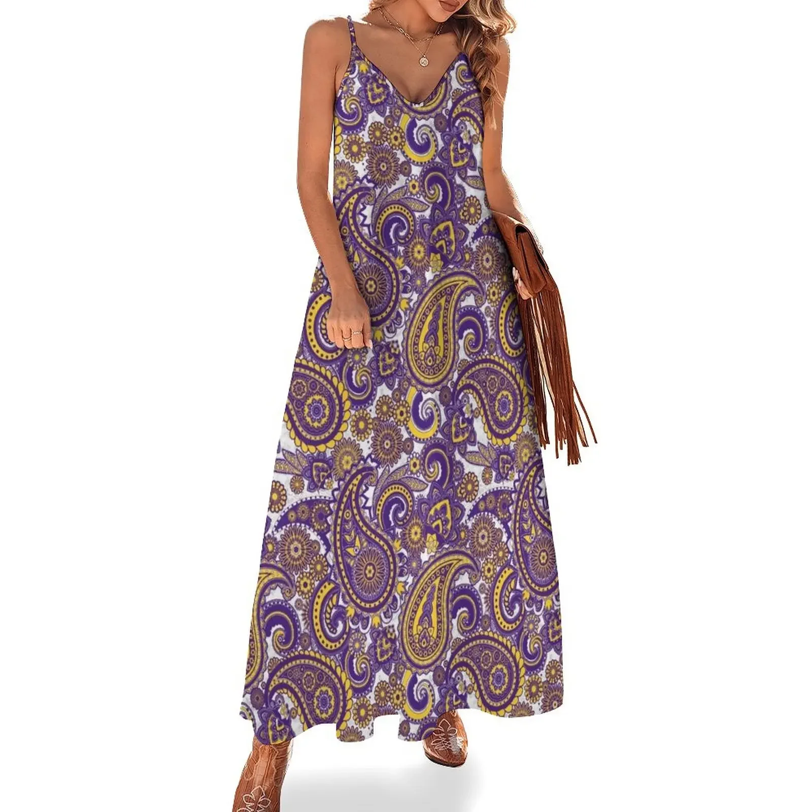 

Paisley Game Day Dress Marble Tiger Sleeveless Dress Dress vintage Bridesmaid woman