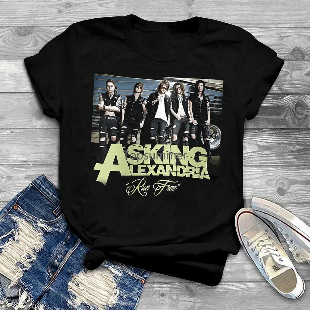 New Best Asking Alexandria Band Member All Size Black Gift Family Ne1111
