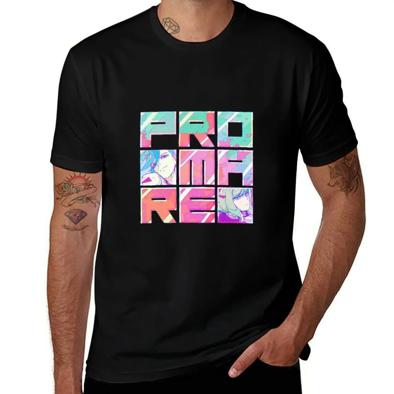 

PROMARE original design Lio + Galo T-Shirt t shirt man plain g man t shirts for men T-Shirt
