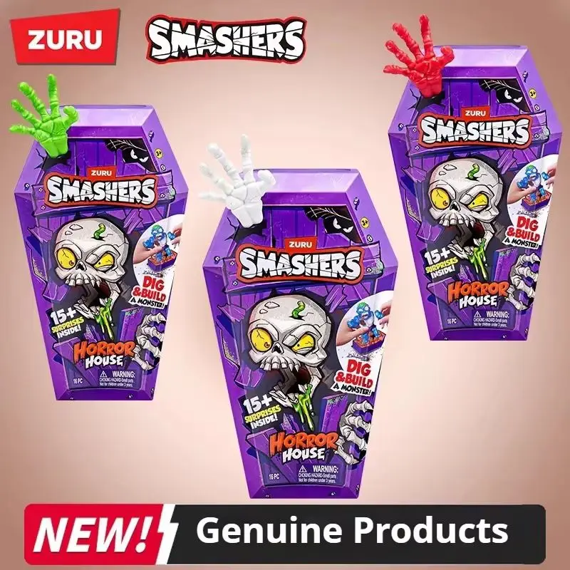 zuru-smashers-giocattolo-da-collezione-per-caccia-al-tesoro-figurina-spaventosa-megalodonte-tirannosauro-scheletro-mostri-collezioni-regalo