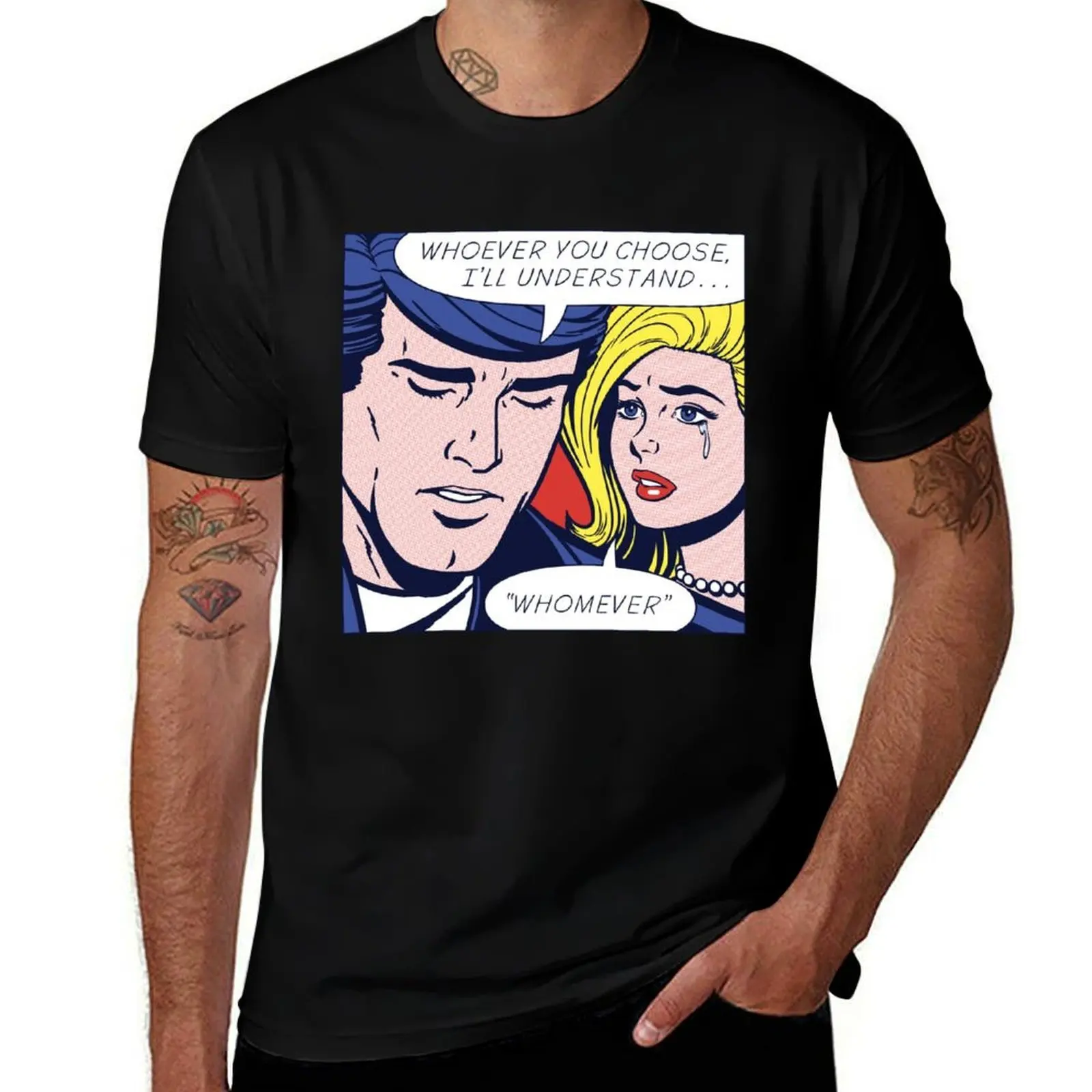 

Pop She Chose Grammar T-Shirt Fashion Graphic Tee for Men