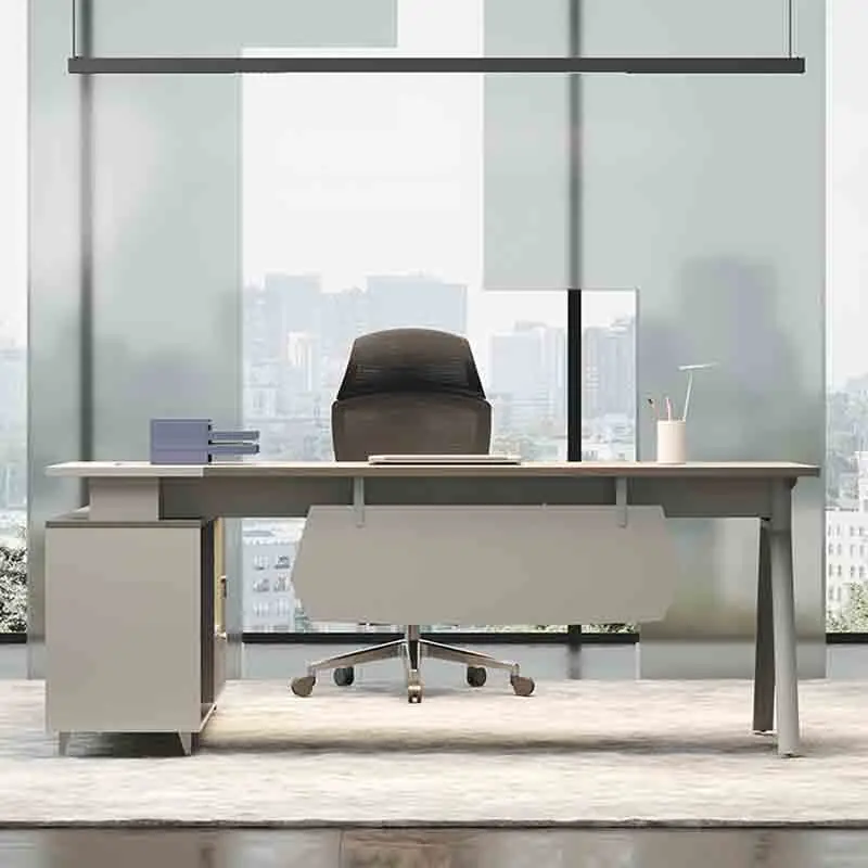 Wooden Modern Office Desks Reception Laptop White Laptop Office Desks Keyboard Workbench Scrivania Con Cassetti Room Furnitures